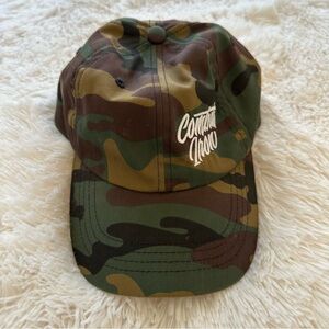 Combat Iron Camo Baseball Cap Adjustable Strapback Dad Hat Embroidered Logo OSFM